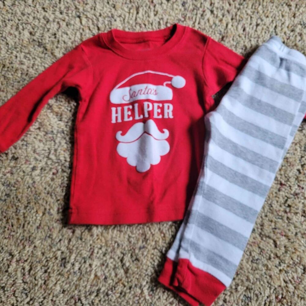 Unisex 12 Months Carter's Santa pajamas (Or outfit) Christmas